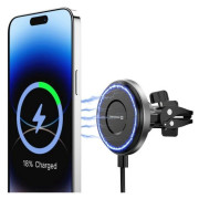 Тримач для авто Swissten 15W MagSafe AIRHOLD wireless charger