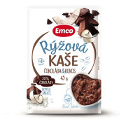 Каша Emco Рисова каша з шоколадом і кокосом 45 г