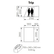 Приставний намет Kampa Trip