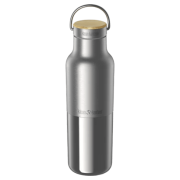 Термос Klean Kanteen Rise Reflect 16oz (w/ Bamboo Cap) срібний Brushed Stainless