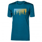 Чоловіча футболка Progress HRUTUR "FOREST" синій