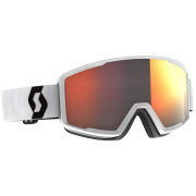 Лижна маска Scott Factor Pro білий/червоний mineral white/blacksolar red chrome