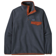 Чоловіча толстовка Patagonia M's LW Synch Snap-T P/O сірий/синій Smolder Blue w/Burnished Red