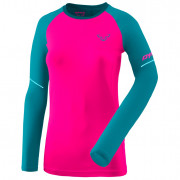 Жіноча футболка Dynafit Alpine Pro W L/S Tee рожевий/синій