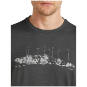 Чоловіча футболка Icebreaker Men Merino 150 Tech Lite SS Tee The Peaks