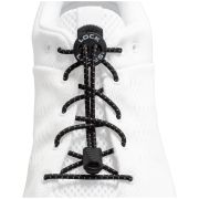 Шнурки для взуття Lock Laces Original чорний Black