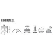 Намет High Peak Monodome XL