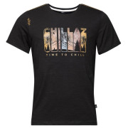 Чоловіча футболка Chillaz Time to Chill чорний black