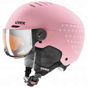 Дитячі гірськолижний шолом Uvex Rocket Jr. Visor рожевий