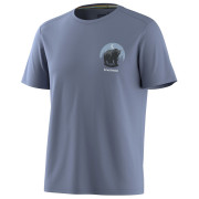 Чоловіча функціональна футболка Smartwool Men's Lunar Bear Active Short Sleeve Graphic Tee темно-синій NIGHTFALL BLUE