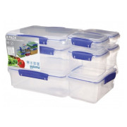 Ланч-бокс Sistema 8 Pack Set Klip It Transparent