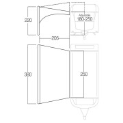Тент Vango AirBeam Sky Canopy for Caravan & Motorhomes 2.5M