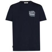 Чоловіча футболка Icebreaker Men Merino 150 Tech Lite SS Tee Evolving Layers темно-синій Midnight Navy