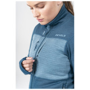 Жіноча функціональна толстовка Devold Egga Grid Merino Jkt