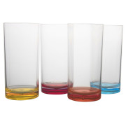 Набір бокалів Gimex Longdrink Rainbow 4 pcs