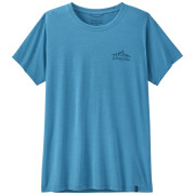 Жіноча футболка Patagonia Women's Capilene Cool Daily Shirt - Cloud Crag синій Shore Blue - Light Shore Blue X-Dye