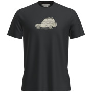 Чоловіча функціональна футболка Icebreaker M Mer 150 Tech Lite SS Tee Cosy Camper чорний Black