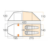 Намет Vango Omega 250 (2016)