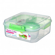 Obědový box Sistema Bento Cube To Go 1,25L světle zelená