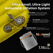 Надувний килимок Flextail TINY Sleeping Pad R03 AVS - Regular Long 196 cm