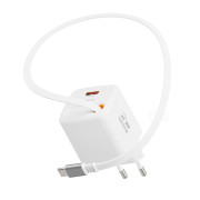 Адаптер Swissten SlideCharge Gan 30W, 1X USB-A 18W