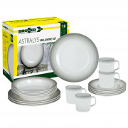 Набір посуду Brunner Melamine Set Astralys білий/сірий