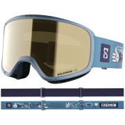 Дитячі гірськолижні окуляри Salomon Rio синій Smoke Blue