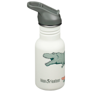 Дитяча пляшечка Klean Kanteen Kid Classic Narrow 12oz (w/Flip Seal Sport Cap) білий dino skate