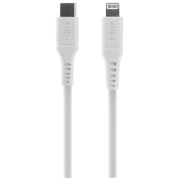 Кабель для зарядки і передачі даних Fixed Nabíjecí a datový Liquid silicone kabel USB-C/Lightning
