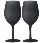 Бокали для вина  Brunner Wineglass Blacksatin - 2ks чорний