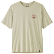 Чоловіча футболка Patagonia Men's Capilene Cool Daily Shirt - Great Waves бежевий Dyno White