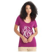 Жіноча функціональна футболка Icebreaker Women Tech Lite II SS Scoop Tee Nature Celebration