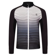 Чоловіча велофутболка Dare 2b AEP Virtuos L/S чорний/білий