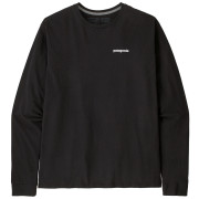 Чоловіча футболка Patagonia P-6 Logo Responsibili Tee LS чорний Black