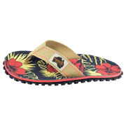 Жіночі шльопанці Gumbies Islander Denim Hibiscus