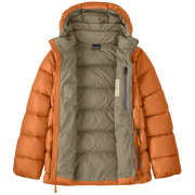 Дитяча куртка Patagonia K's Hi-Loft Down Sweater Hoody - Marigold