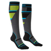 Дитячі шкарпетки Bridgedale Ski Mountain Junior сірий/зелений grey/green/068