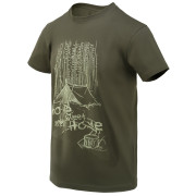 Чоловіча футболка Helikon-Tex T-Shirt (Home Sweet Home) зелений Taiga Green