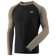 Чоловіча функціональна футболка Dynafit Alpine Pro M L/S Tee чорний/коричневий 5491 - fallen rock/0936