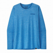 Жіноча футболка Patagonia W's L/S Cap Cool Daily Graphic Shirt - Lands синій