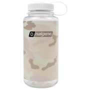 Пляшка Nalgene Wide Mouth Camo Print 1000 ml білий Clear/White Camo