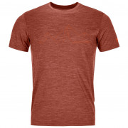 Чоловіча функціональна футболка Ortovox 150 Cool Mountain Face TS помаранчевий
