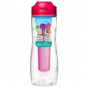 Láhev Sistema Tritan Infuser Bottle 800ml růžová Pink