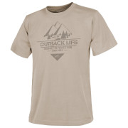 Чоловіча футболка Helikon-Tex T-Shirt (Outback Life) бежевий Khaki