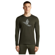 Чоловіча функціональна футболка Icebreaker Men Merino 200 Oasis LS Crewe SkiingYeti