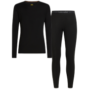 Чоловічий функціональний комплект Icebreaker M 175 Everyday LS Crewe and Leggings Set чорний Black