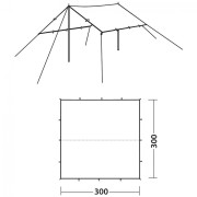 Брезент Robens Tarp 3 x 3 m