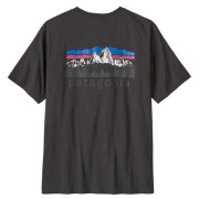 Чоловіча футболка Patagonia M's Fitz Roy Foothills T-Shirt чорний Ink Black