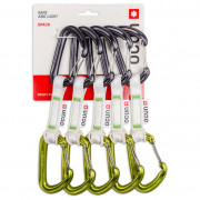 Набір відтяжок Ocún Hawk Qd Wire Bio-Dyn-Ring 15 Mm 10 Cm 5-Pack зелений/сірий