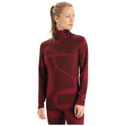 Жіноча функціональна толстовка Icebreaker 250 Vertex LS Half Zip Fractured Landscapes